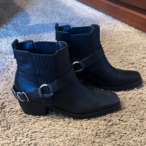 Sam Edelman Black Ankle Booties